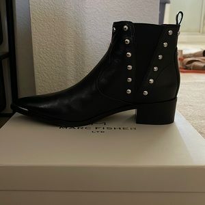 Marc Fisher Studded Black Boots never worn